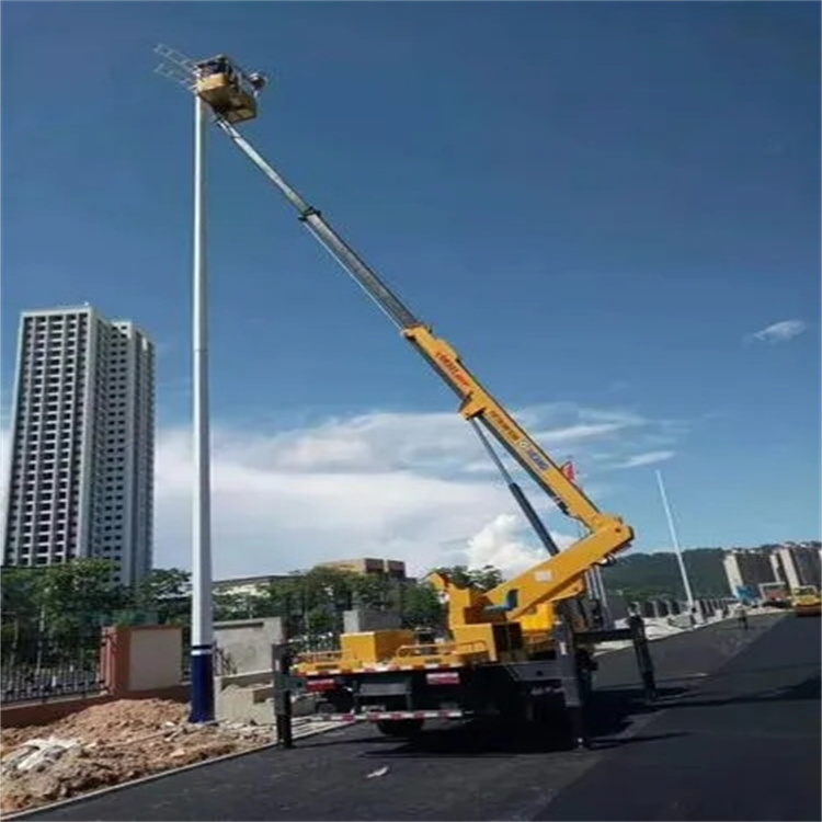 岑巩维修路灯的曲臂升降车出租