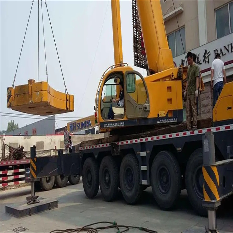 岑巩当地吊车出租|机器吊装|75吨|工厂搬迁服务